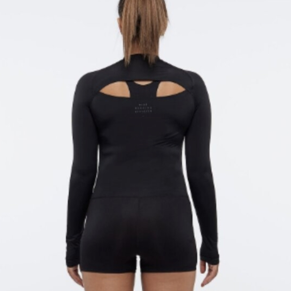 Nike Women’s Power Running Bodysuit Run Division In: Black Size :Medium - Picture 6 of 16